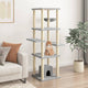 Vidaxl Cat Meubles avec Sisal Scratch Posts 154 cm Gris clair