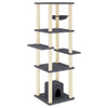 Vidaxl Cat Furniture avec Sisal Scratch Posts 154 cm Gris foncé