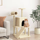 Vidaxl Cat Furniture avec Sisal Scratch Posts 110,5 cm Crème -Colored