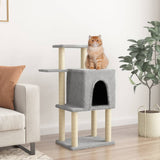 Vidaxl Cat Furniture avec Sisal Scratch Posts 97 cm Gris clair - afbeelding 1