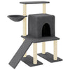 Vidaxl Cat Meubles avec Sisal Scratch Posts 96,5 cm Gris foncé