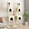 Vidaxl Cat Furniture with Sisal Scratch Posts 199 cm Crème -Colored
