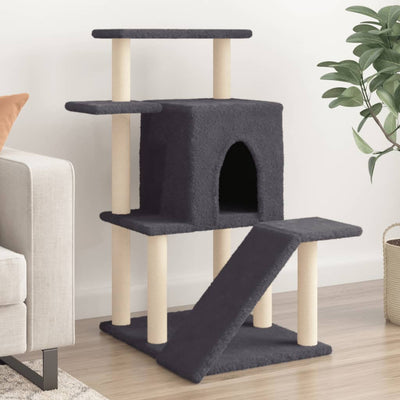 Vidaxl Cat Furniture avec Sisal Scratch Posts 97 cm Gris foncé