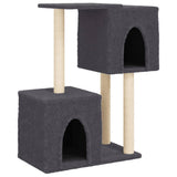 Vidaxl Cat Meubles avec Sisal Scratch Posts 86 cm Gris foncé - afbeelding 2