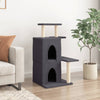 Vidaxl Cat Furniture avec Sisal Scratch Posts 97 cm Gris foncé