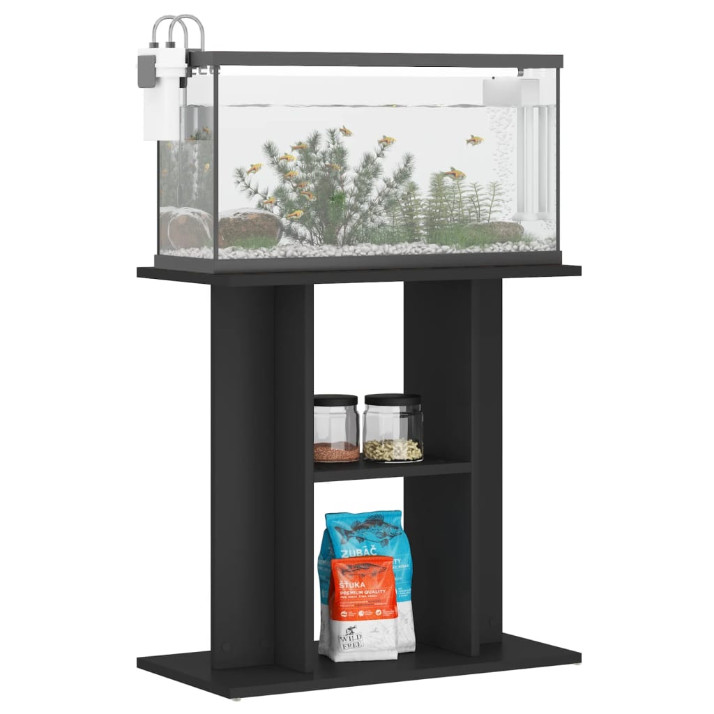 Vidaxl Aquarium Standard 60x30x60 cm Black Black