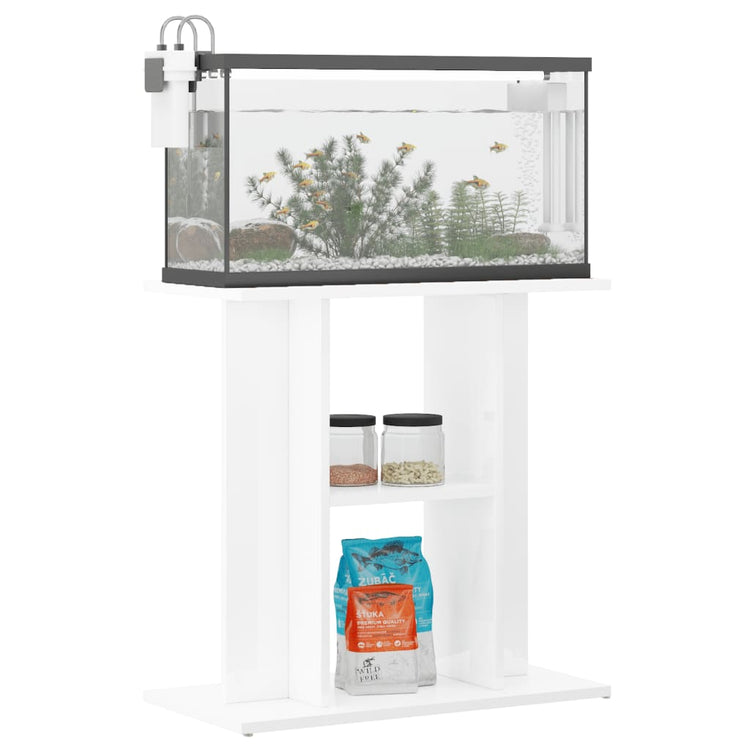 Vidaxl Aquarium Standard 60x30x60 cm Bois de bois élevé blanc