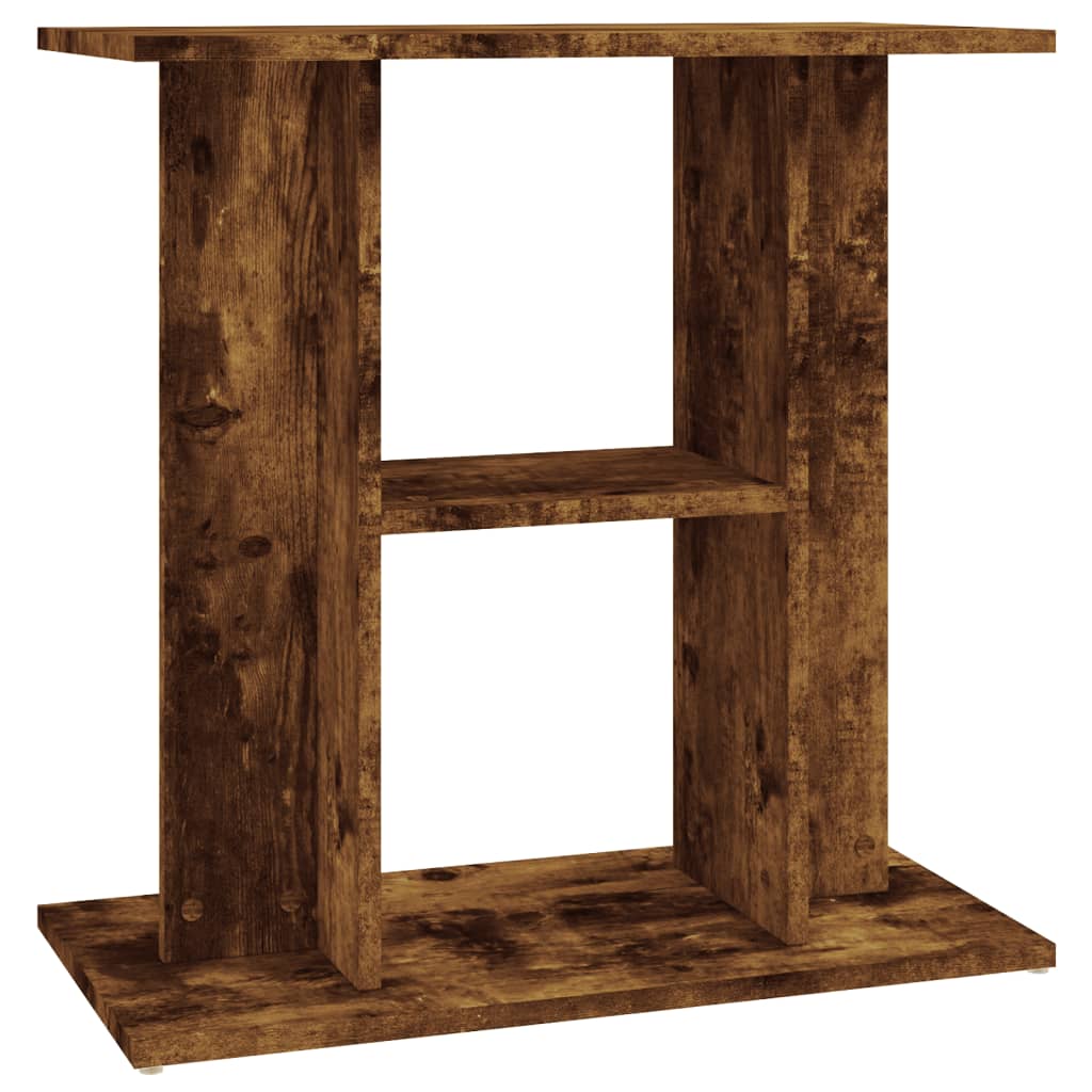 Vidaxl Aquarium standard 60x30x60 cm en bois de bois fumé de chêne fumé coloré