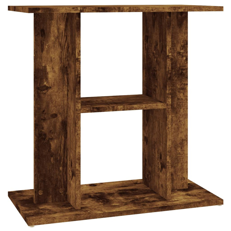 Vidaxl Aquarium standard 60x30x60 cm en bois de bois fumé de chêne fumé coloré