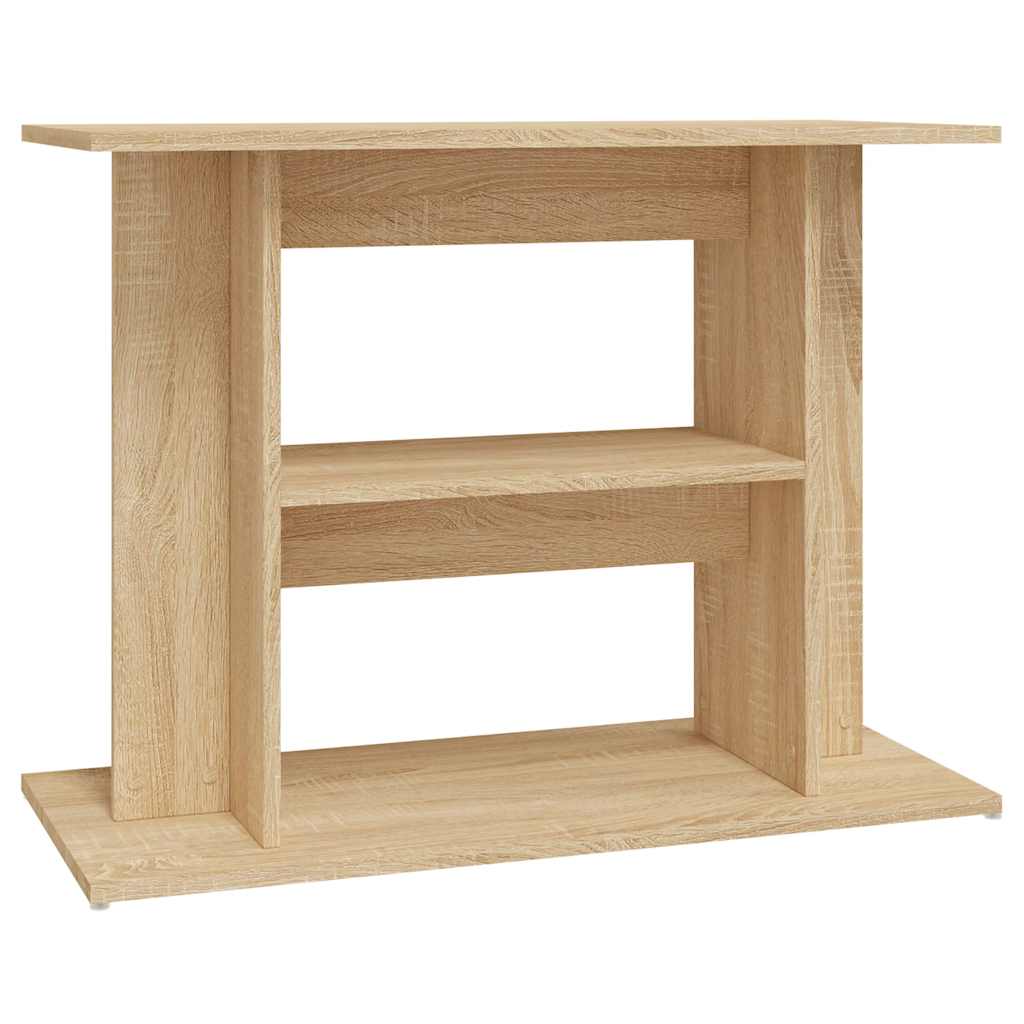 Vidaxl Aquarium Standard 80x35x60 cm Bois de chêne sonoma coloré