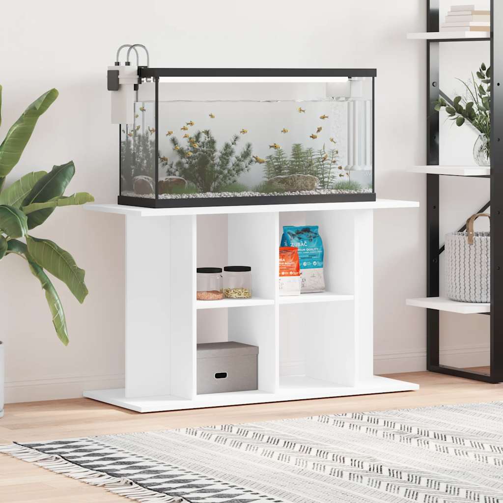 Vidaxl Aquarium Standard 100x40x60 cm Bois transformé en blanc