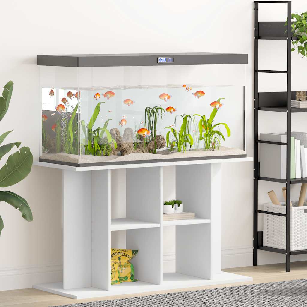 Vidaxl Aquarium Standard 100x40x60 cm Bois transformé en blanc