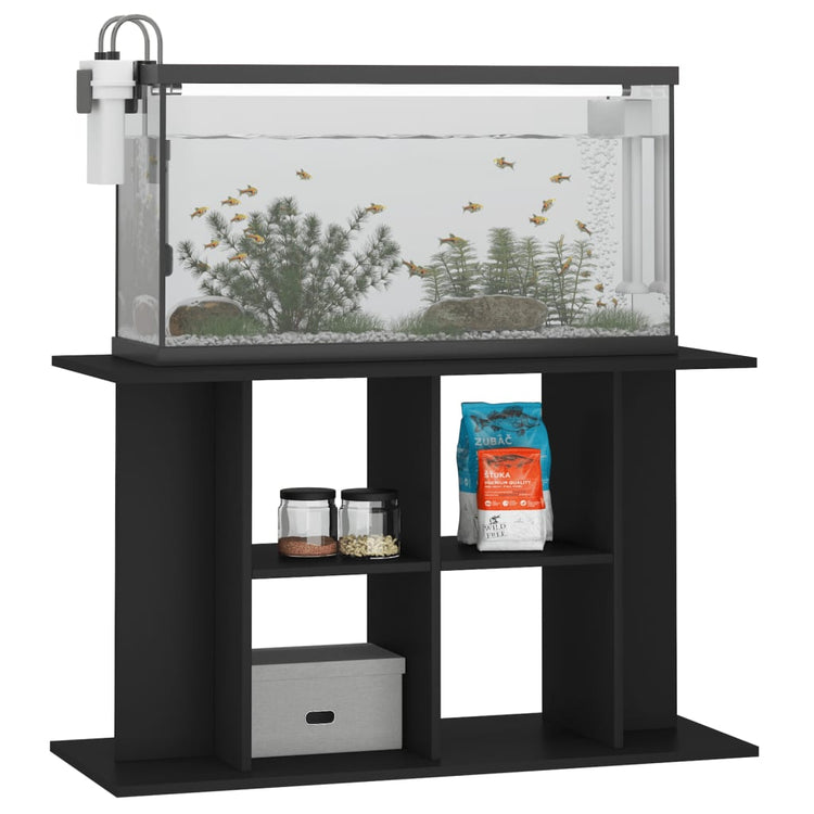 Vidaxl Aquarium Standard 100x40x60 cm Bois transformé noir