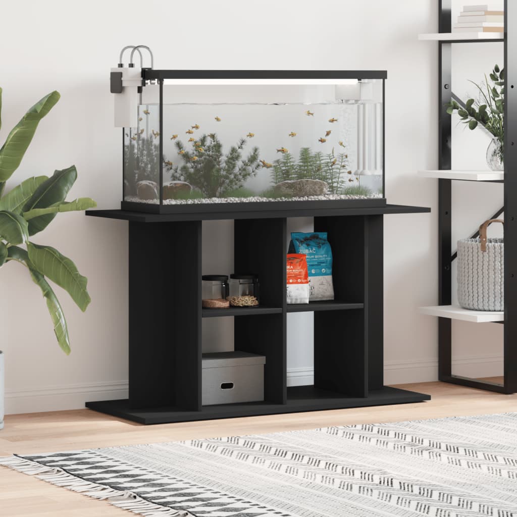 Vidaxl Aquarium Standard 100x40x60 cm Bois transformé noir