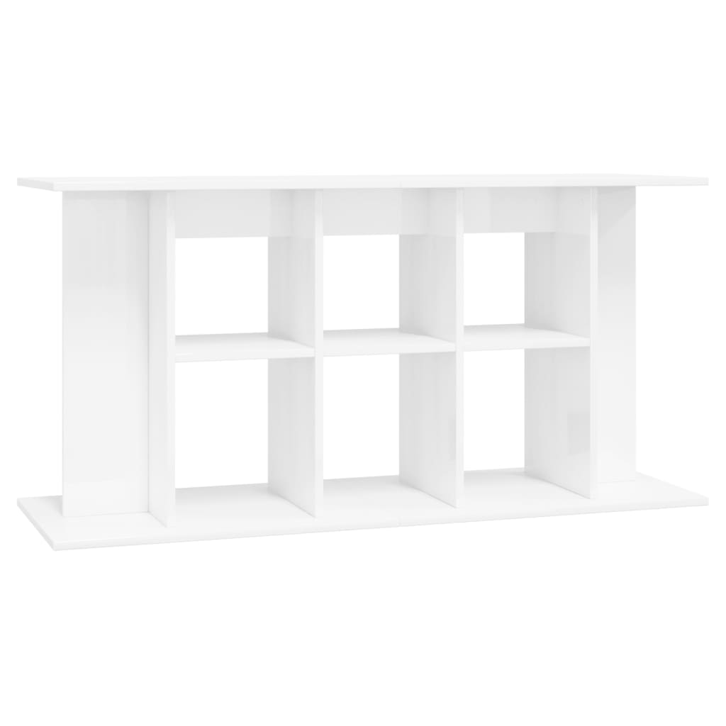 Vidaxl Aquarium Standard 120x40x60 cm Bois de bois de haut brillant blanc