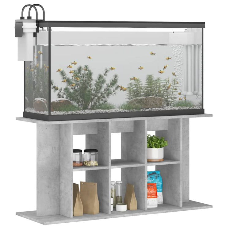 Vidaxl Aquarium Standard 120x40x60 cm Betongrij en bois transformé