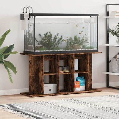 Vidaxl Aquarium Standard 120x40x60 cm Couleur de chêne fumé en bois transformé