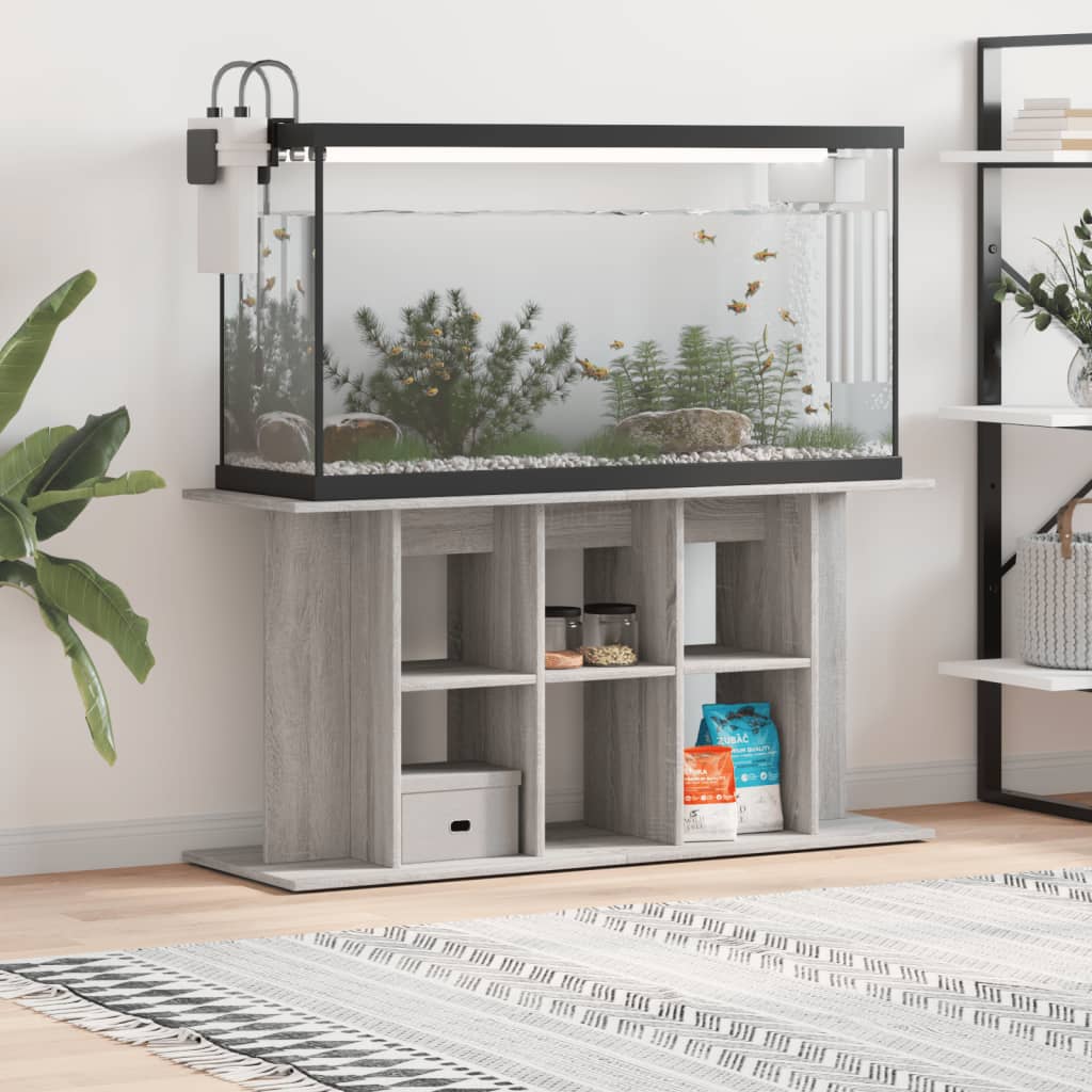 Vidaxl Aquarium Standard 120x40x60 cm Processus en bois Grey Sonoma
