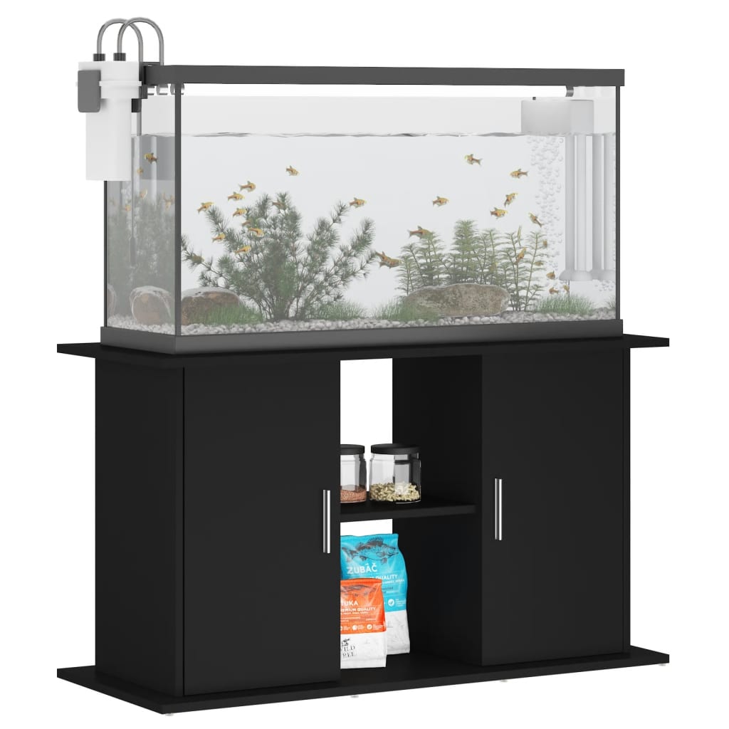 Vidaxl Aquarium Standard 101x41x58 cm Bois transformé noir