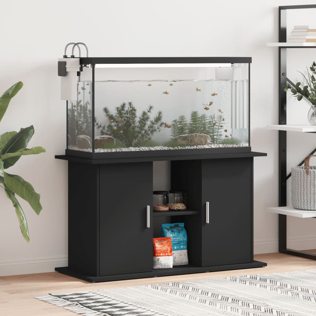 Vidaxl Aquarium Standard 101x41x58 cm Bois transformé noir