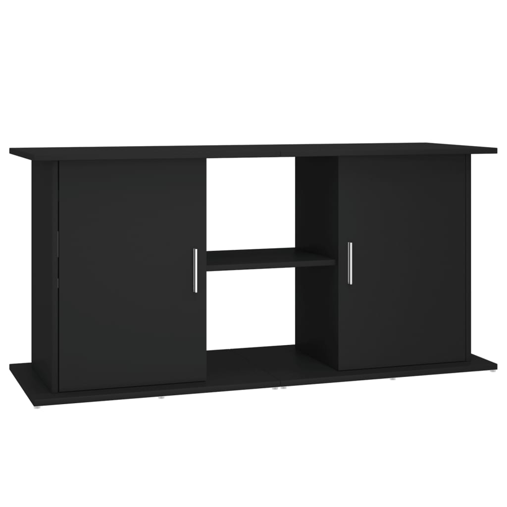 Vidaxl Aquarium Standard 121x41x58 cm Bois transformé noir