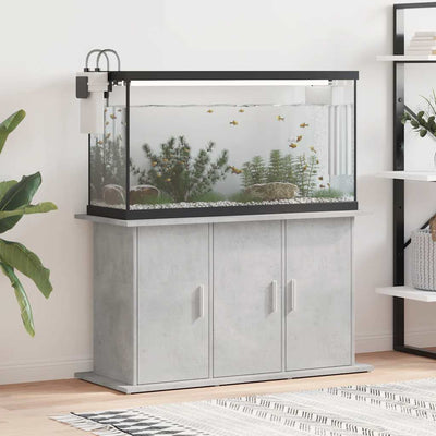 Vidaxl Aquarium Standard 101x41x58 cm Betongrij en bois transformé