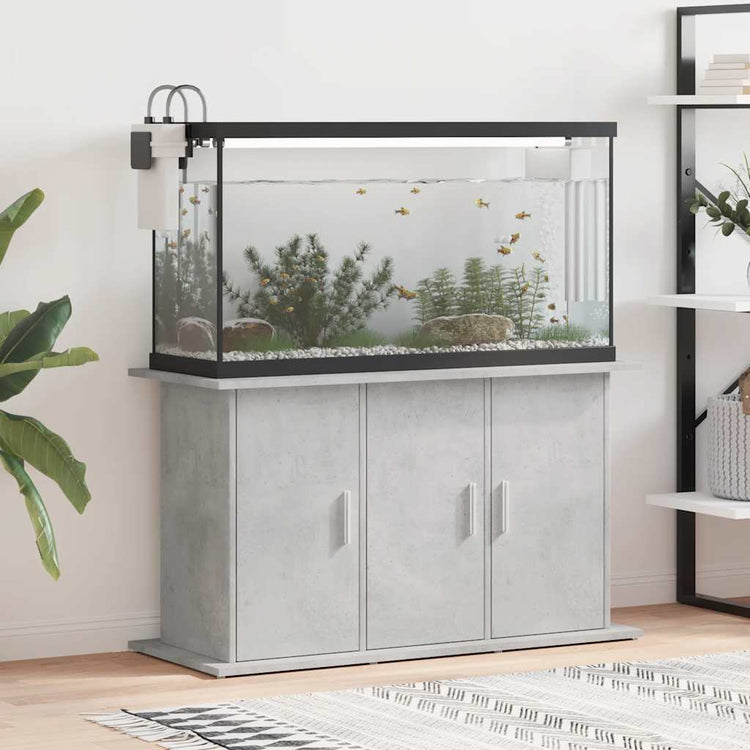 Vidaxl Aquarium Standard 101x41x58 cm Betongrij en bois transformé