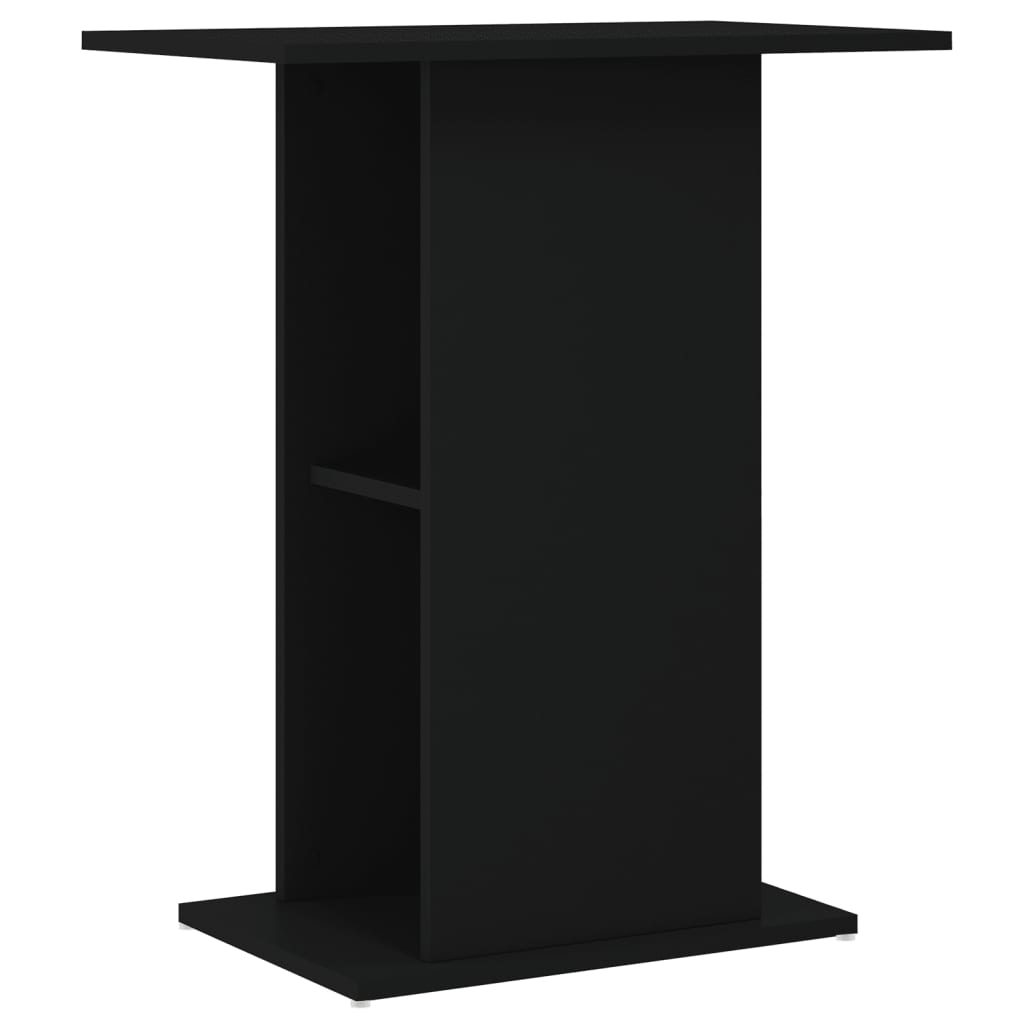 Vidaxl Aquarium Standard 60.5x36x72,5 cm Bois transformé noir