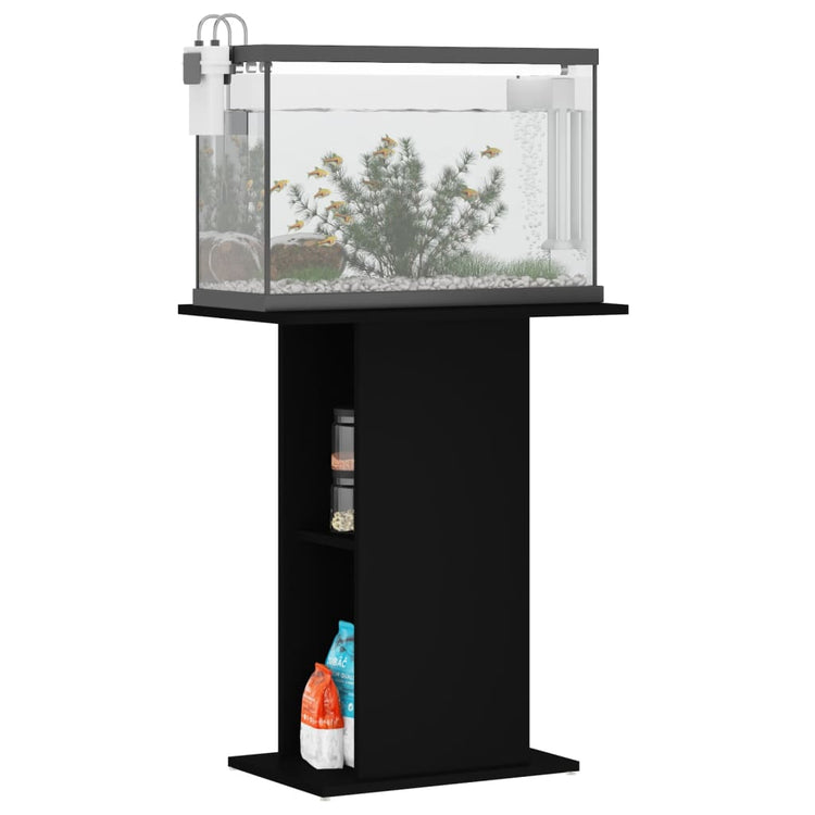 Vidaxl Aquarium Standard 60.5x36x72,5 cm Bois transformé noir
