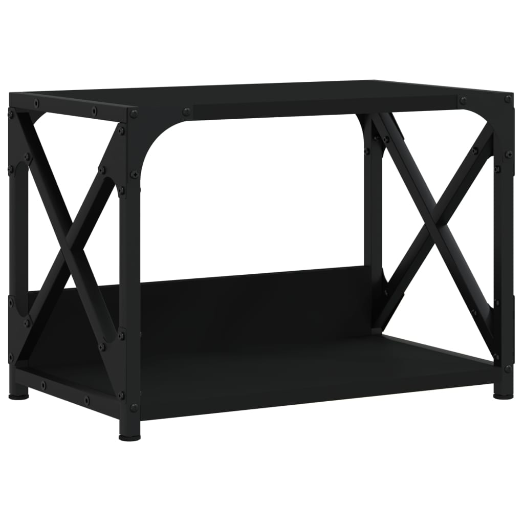 Support de l'imprimante Vidaxl 2 couches 44x26x31,5 cm Bois de bois transformé