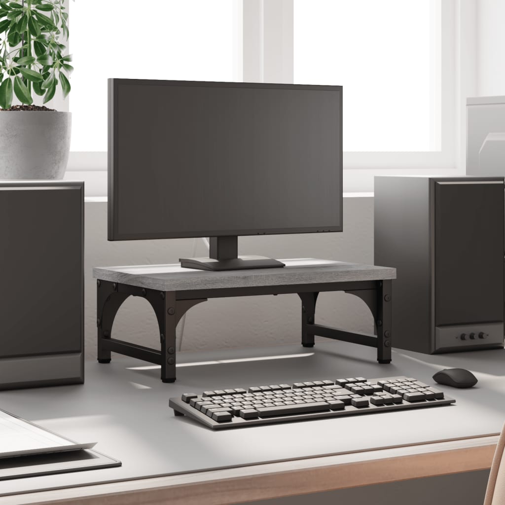 Vidaxl Monitor Standard 37x23x14 cm CHOSE SONOMA GREY SONOMA GREY SONOMA