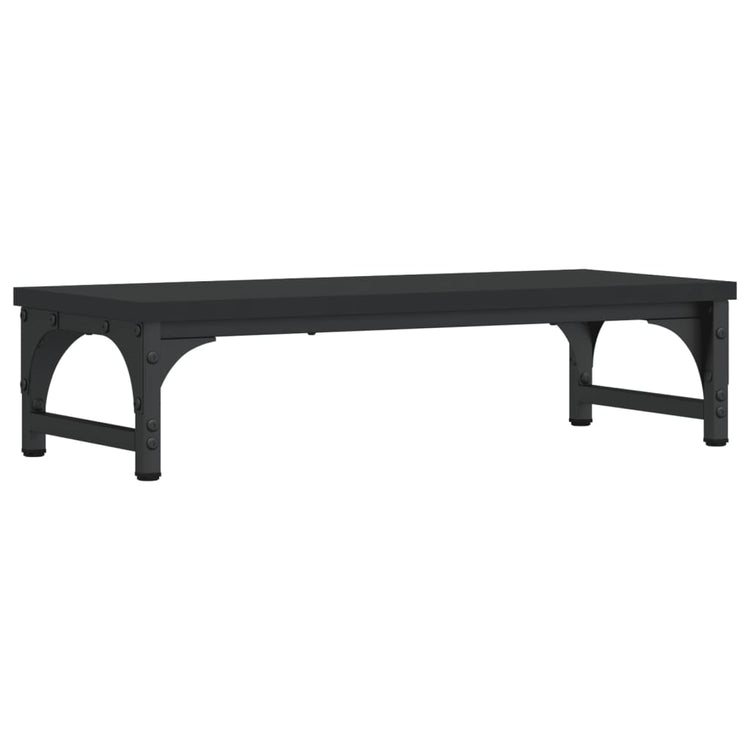 Vidaxl Monitor Standard 55x23x14 cm Bois transformé en noir