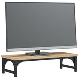 Vidaxl Monitor Standard 55x23x14 cm Couleur de chêne sonoma en bois transformé - afbeelding 3