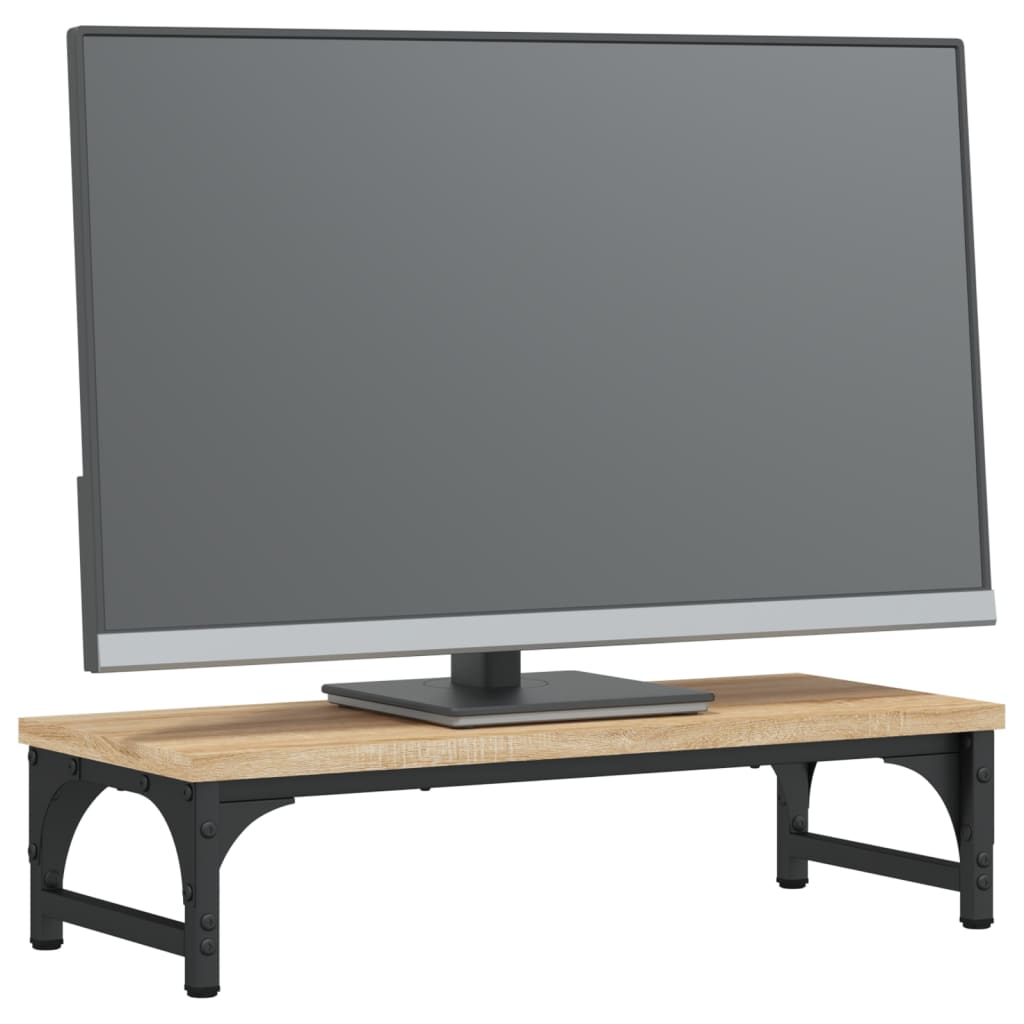 Vidaxl Monitor Standard 55x23x14 cm Couleur de chêne sonoma en bois transformé