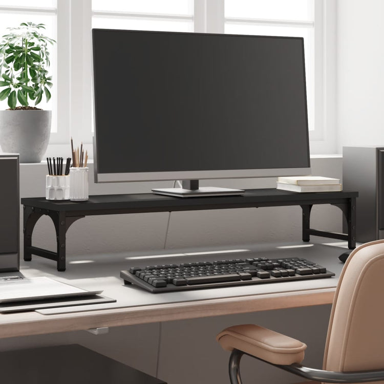 Vidaxl Monitor Standard 85x23x15.5 cm Bois de bois transformé