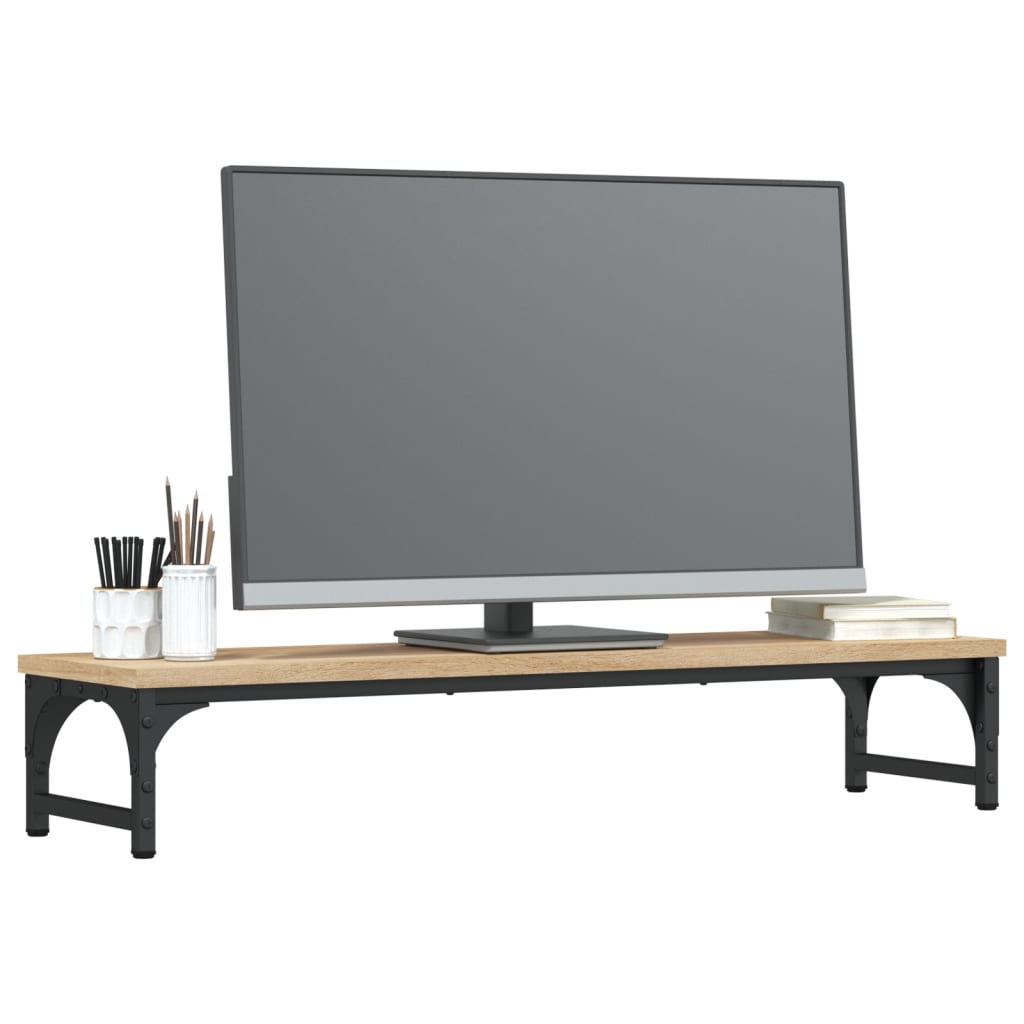 Vidaxl Monitor Standard 85x23x15.5 cm Processus de chêne sonoma en bois -colore