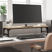 Vidaxl Monitor Standard 85x23x15.5 cm Processus de chêne sonoma en bois -colore - afbeelding 1