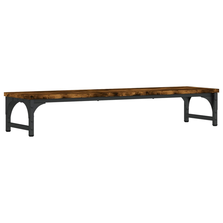 Vidaxl Monitor Standard 85x23x15.5 cm Couleur de chêne fumé en bois transformé