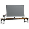 Vidaxl Monitor Standard 85x23x15.5 cm Couleur de chêne fumé en bois transformé