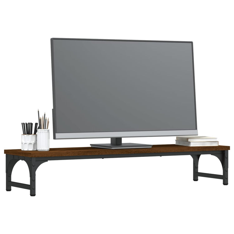 Vidaxl Monitor Standard 85x23x15.5 cm Couleur de chêne brun en bois transformé