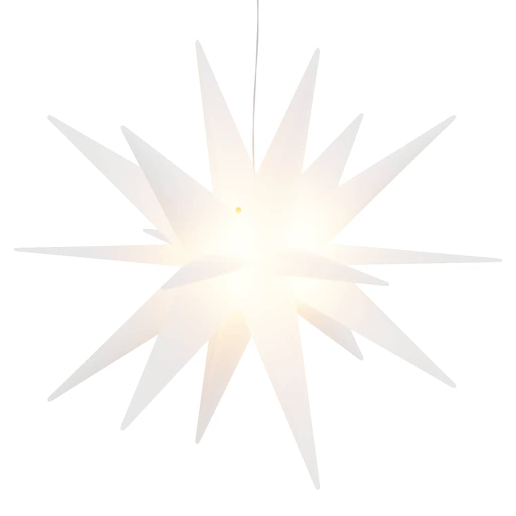 Lampe de Noël Vidaxl avec LED pliable 57 cm blanc