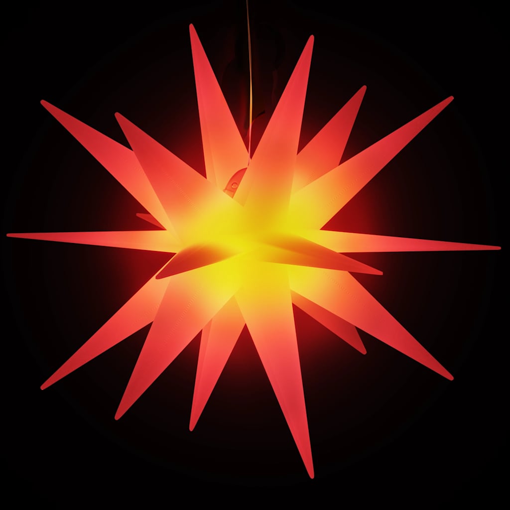Lampe de Noël Vidaxl avec LED pliable 100 cm rouge