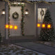 Lampes de Noël Vidaxl avec goupille de terre et LED 3 ST 35 cm jaune