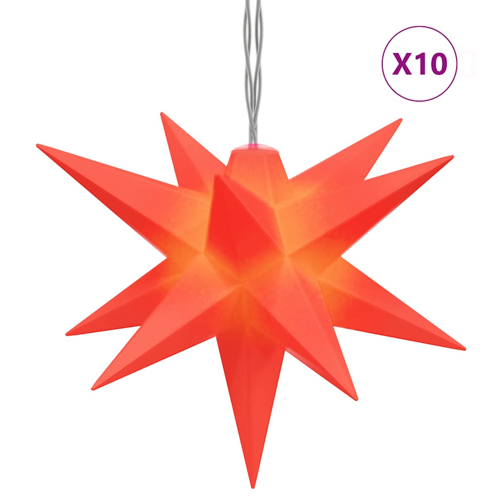 Lampe de Noël Vidaxl 10 LEDS 10 cm Rouge