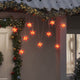 Lampe de Noël Vidaxl 10 LEDS 10 cm Rouge
