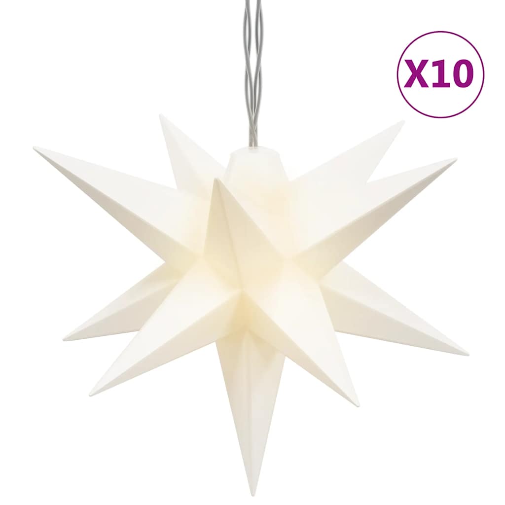 Lampe de Noël Vidaxl 10 LEDS 10 cm blanc