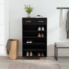 Vidaxx armoire à chaussures 60x35x105 cm bois fini noir