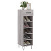Vidaxx meuble à chaussures 30x35x105 cm bois d'ingénierie couleur chêne sonoma gris