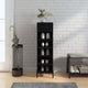 Vidaxx armoire à chaussures 30x35x105 cm bois fini noir