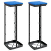 Vidaxl Garbage Bag porteurs 2 PCS 120 L pp noir et bleu